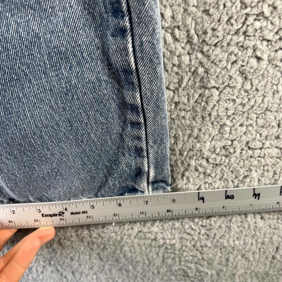 Levi's 550 Jeans Mens 36x32 Blue Denim Cotton Straight Leg Relaxed Fit 35x30 - Picture 8 of 16